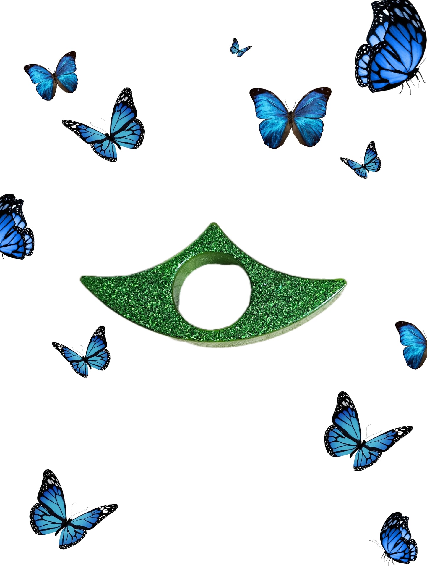 Bague de lecture verte