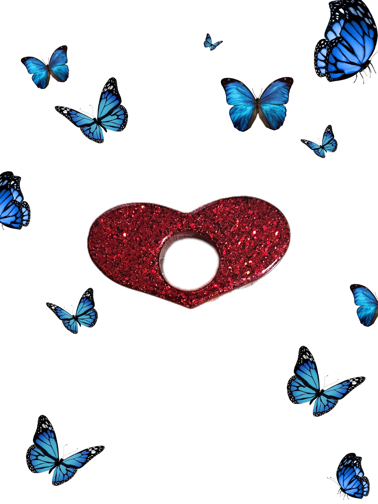 Bague de lecture rouge