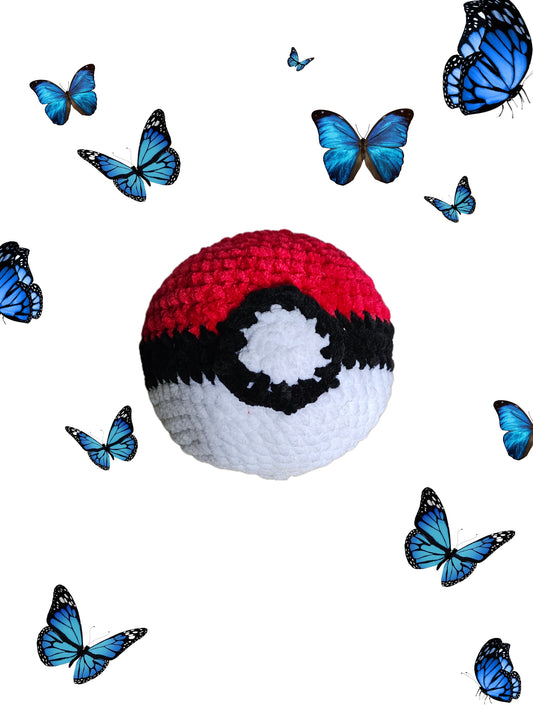 Grosse peluche pokeball