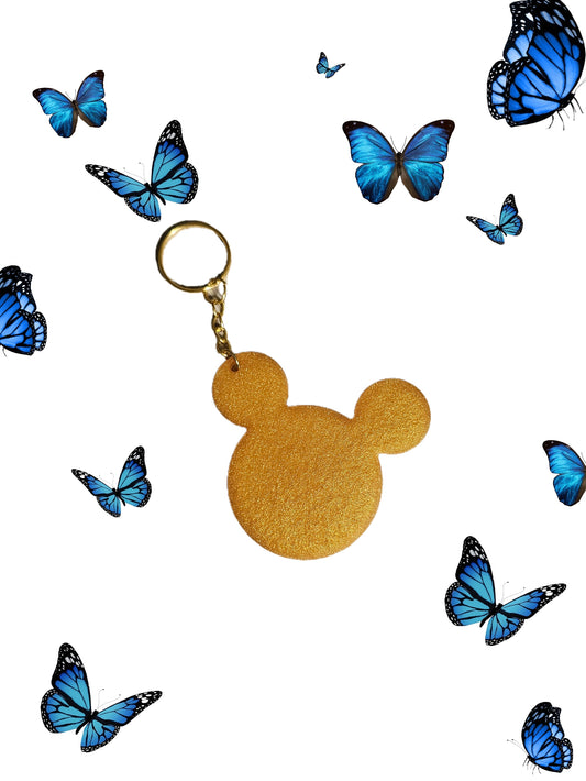 Porte clé mickey doré