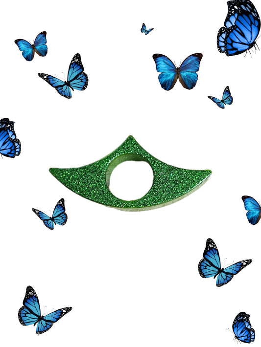 Bague de lecture verte